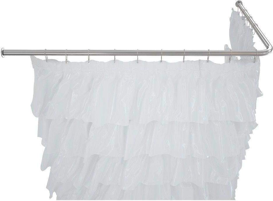 Карниз для ванны Aquanet Brize угловой 160x90 хром Карниз для ванны Aquanet Brize угловой 160x90 хром