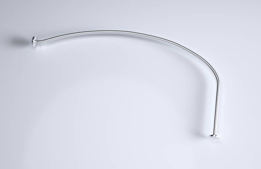 Карниз для ванны Sirakusa 1900х1200 Г-образный Карниз для ванны Sirakusa 1900х1200 Г-образный