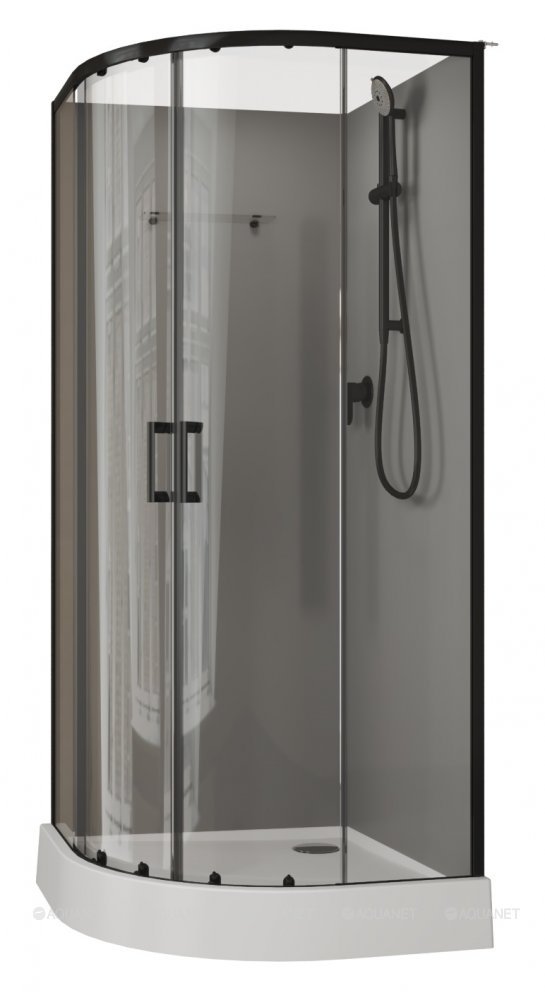 Душевая кабина Aquanet Passion EVO R black 90x90 набор 2 Душевая кабина Aquanet Passion EVO R black 90x90 набор 2