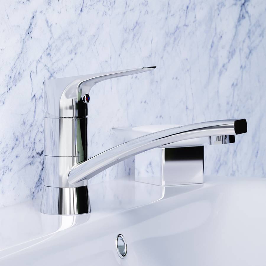 770220001 Jupiter, Смеситель для умывальника с поворотным изливом, Хром 770220001 Jupiter, Смеситель для умывальника с поворотным изливом, Хром