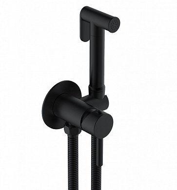 CZR-SET-DA1-ID2-FMM120-NOP Гигиенический душ со смесителем, черный матовый