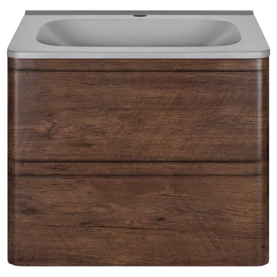 База под раковину Vico 600 подвесная, 2 выкатных ящика soft close, R.Wood База под раковину Vico 600 подвесная, 2 выкатных ящика soft close, R.Wood