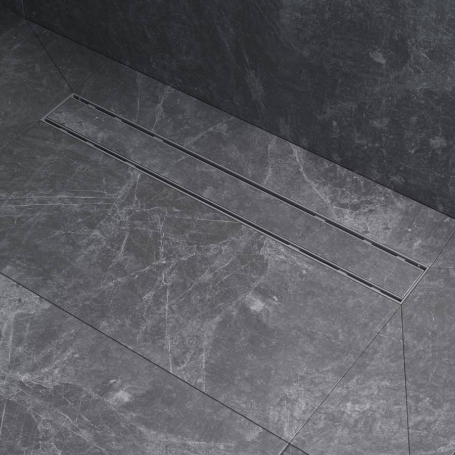 W02SC-U11-060-04SB PrimeFlow Трап для душа линейный универс затвор Tile 60см цвет сталь мат W02SC-U11-060-04SB PrimeFlow Трап для душа линейный универс затвор Tile 60см цвет сталь мат