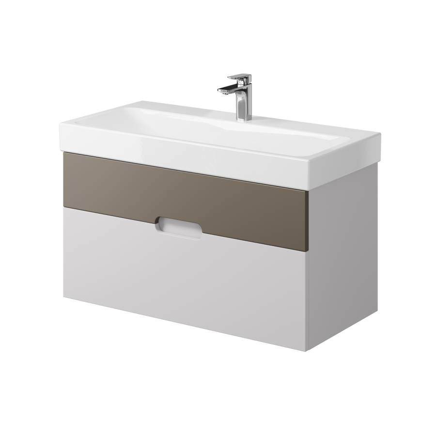 Тумба под раковину Creto Malibu Capuchino Soft 100 Тумба под раковину Creto Malibu Capuchino Soft 100