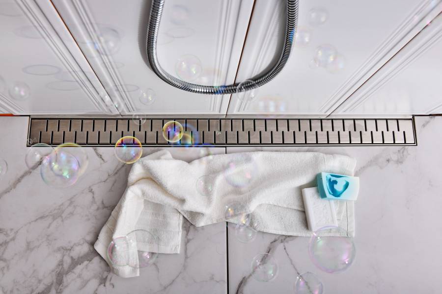 Душевой лоток 35 см Creto Snake CRE-350 SH с решеткой, хром Душевой лоток 35 см Creto Snake CRE-350 SH с решеткой, хром