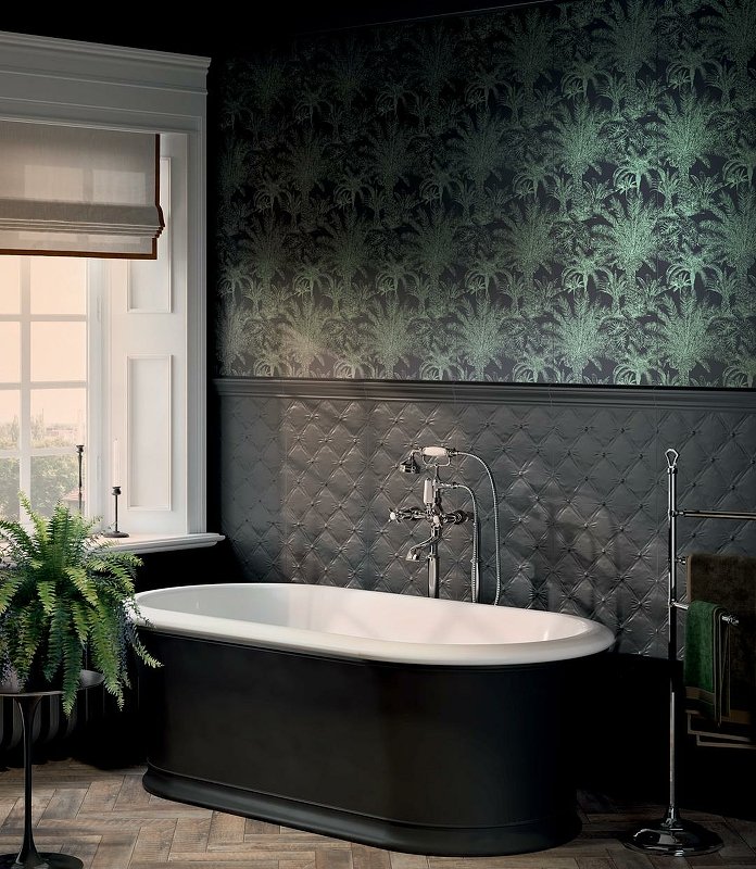 Плитка настенная 14050R Синтра Черный (120см*40см*12мм) (3шт/1,44м2) Структурная, м2 Плитка настенная 14050R Синтра Черный (120см*40см*12мм) (3шт/1,44м2) Структурная, м2