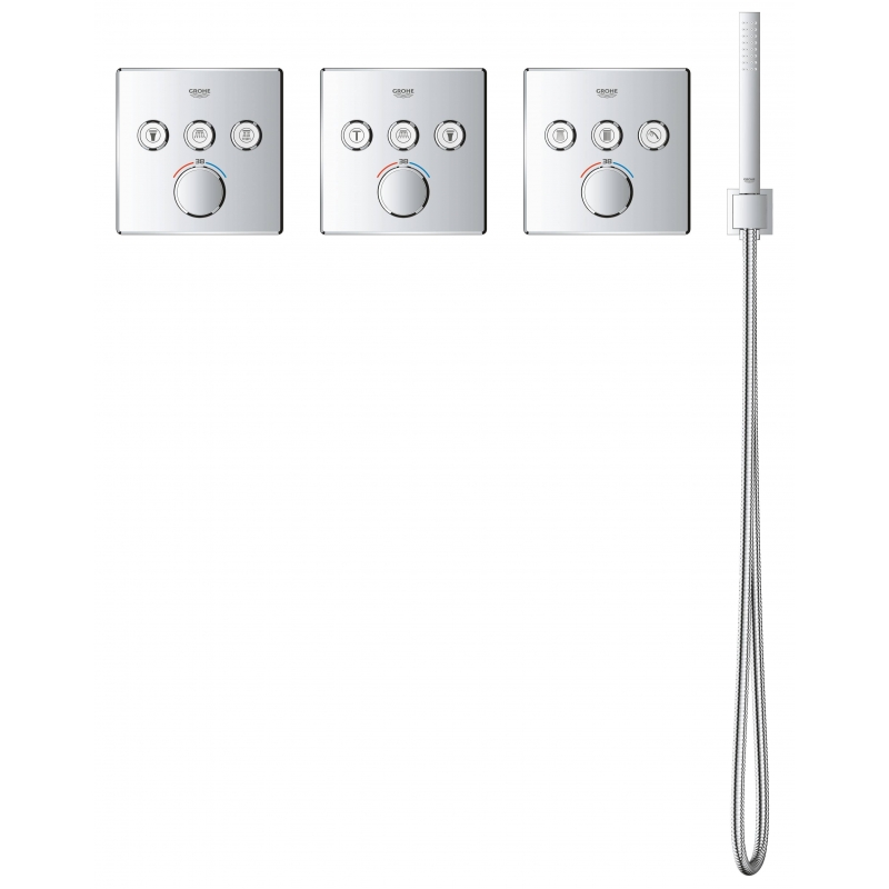 Термостат для душа Grohe Grohtherm SmartControl 29126000 хром Термостат для душа Grohe Grohtherm SmartControl 29126000 хром