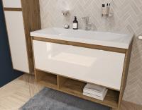 Тумба подвесная под умывальник Monaсo Wood 1000х480 1 ящик (ШхГхВ) 998х476х607 Тумба подвесная под умывальник Monaсo Wood 1000х480 1 ящик (ШхГхВ) 998х476х607