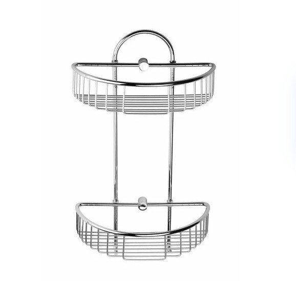 Двойная полочка для мыла угловая - мыльница Двойная полочка для мыла угловая - мыльница