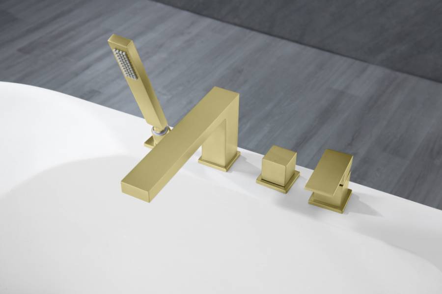 Смеситель Timo Selene 2130/17Y на борт ванны, золото матовое Смеситель Timo Selene 2130/17Y на борт ванны, золото матовое