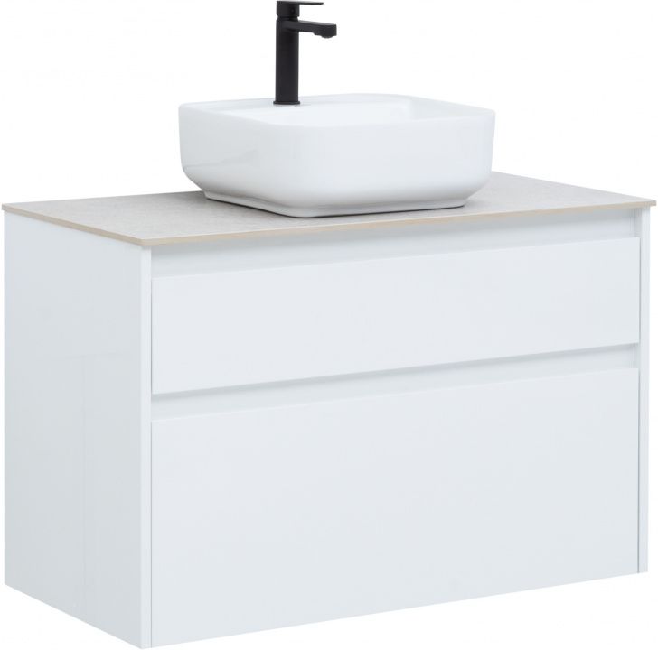 Тумба под раковину Aquanet Nova Lite 90 белый (2 ящика) Тумба под раковину Aquanet Nova Lite 90 белый (2 ящика)