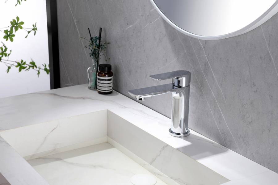 Смеситель ABBER Weiss Insel AF8010 для раковины, хром Смеситель ABBER Weiss Insel AF8010 для раковины, хром