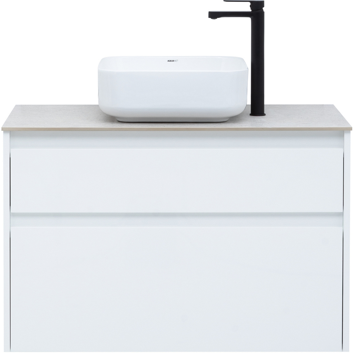 Тумба под раковину Aquanet Nova Lite 90 белый (2 ящика) Тумба под раковину Aquanet Nova Lite 90 белый (2 ящика)