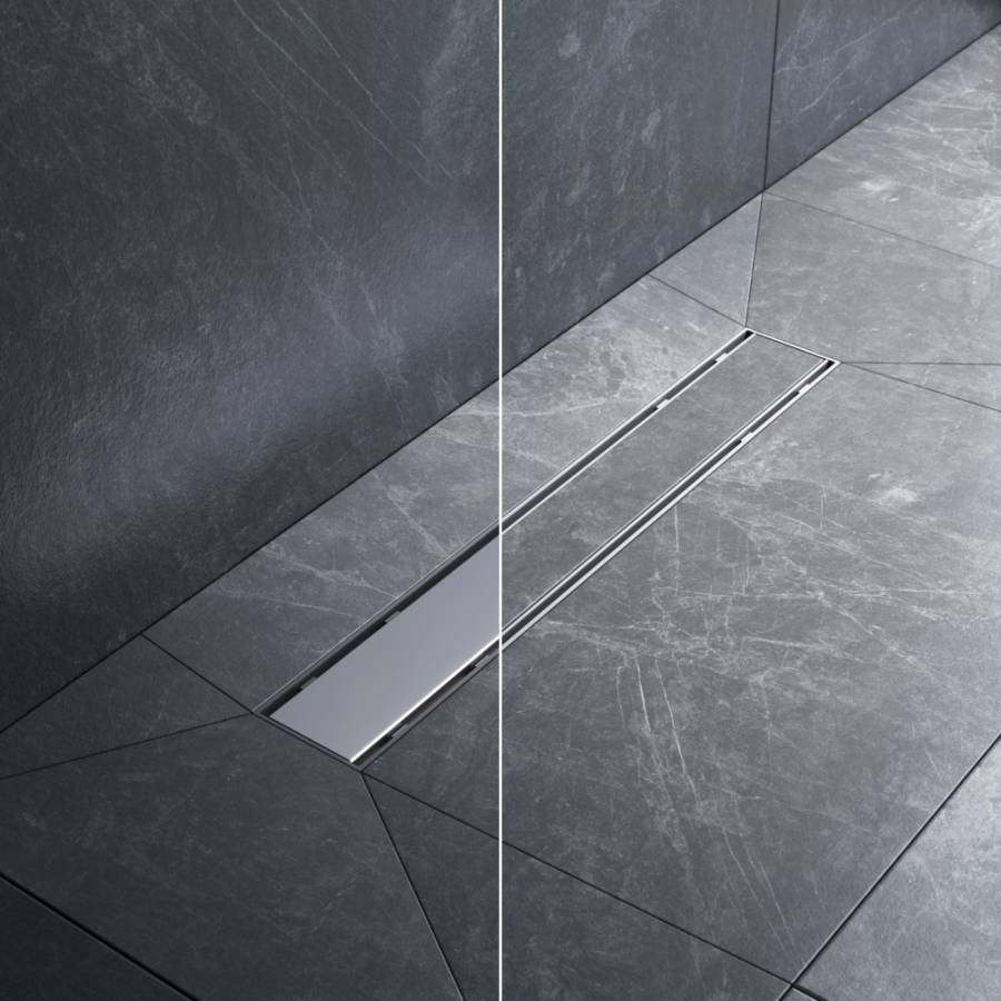 W02SC-U11-050-04SB PrimeFlow Трап для душа линейный универс затвор Tile 50см цвет сталь мат W02SC-U11-050-04SB PrimeFlow Трап для душа линейный универс затвор Tile 50см цвет сталь мат