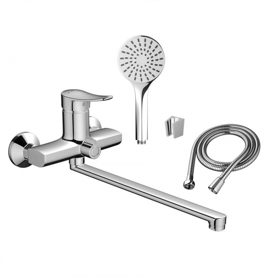 D5095000 Ultra Смеситель Для ванны и душа с универсальным изливом и душевым набором D5095000 Ultra Смеситель Для ванны и душа с универсальным изливом и душевым набором
