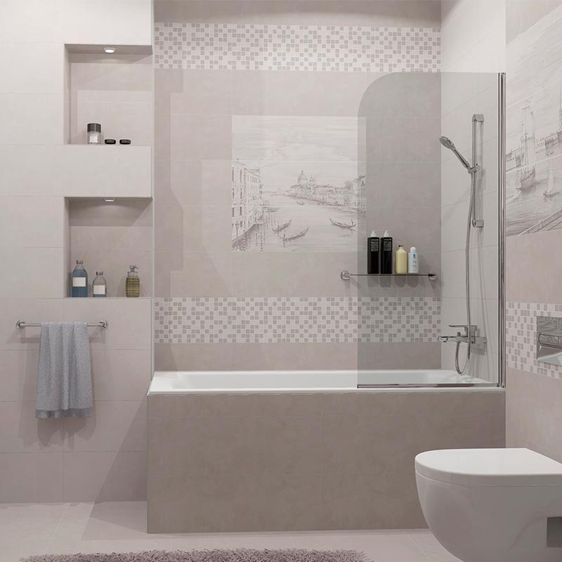 Декор мозаичный MM15150 Монсанту серый светлый глянцевый (15см*40см*6,9мм) (10шт/0,6м2) камень, шт Декор мозаичный MM15150 Монсанту серый светлый глянцевый (15см*40см*6,9мм) (10шт/0,6м2) камень, шт