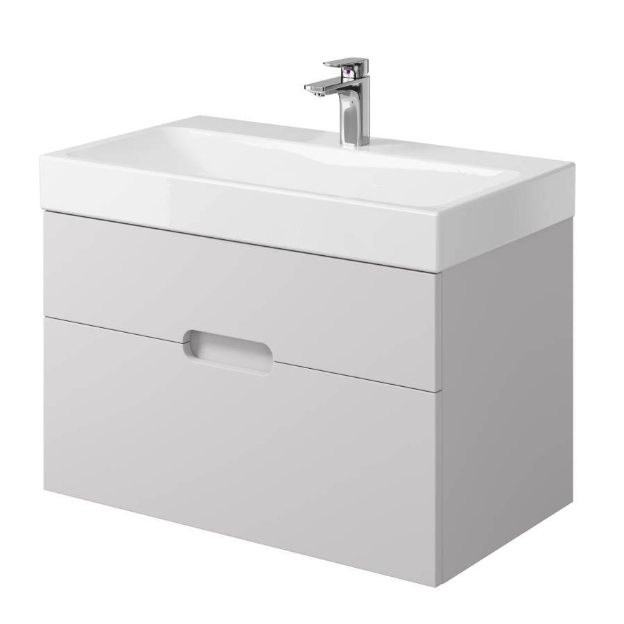 Тумба под раковину Creto Malibu 80 белая Тумба под раковину Creto Malibu 80 белая