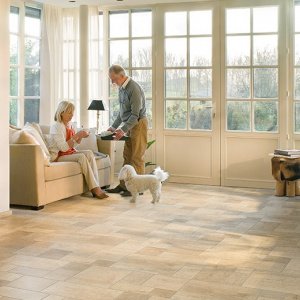 Ламинат Quick-step Exquisa EXQ1554 Плитка светлая (8мм/32кл/0,999м2) 1223*400, м2