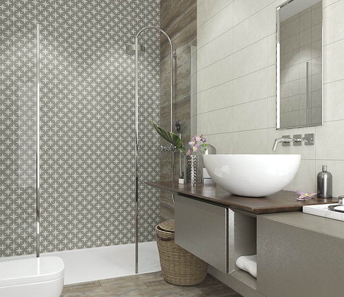 Керамогранит 592180 Laurent серый 18.6x18.6 Creto Керамогранит 592180 Laurent серый 18.6x18.6 Creto