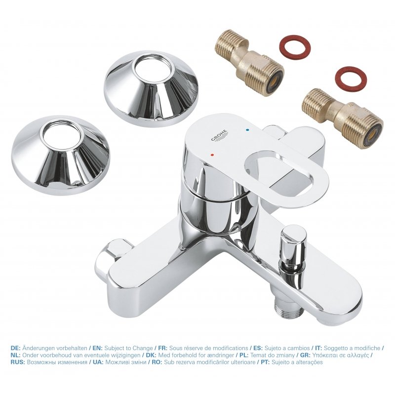 Смеситель для ванны Grohe BauLoop 23341000 хром Смеситель для ванны Grohe BauLoop 23341000 хром