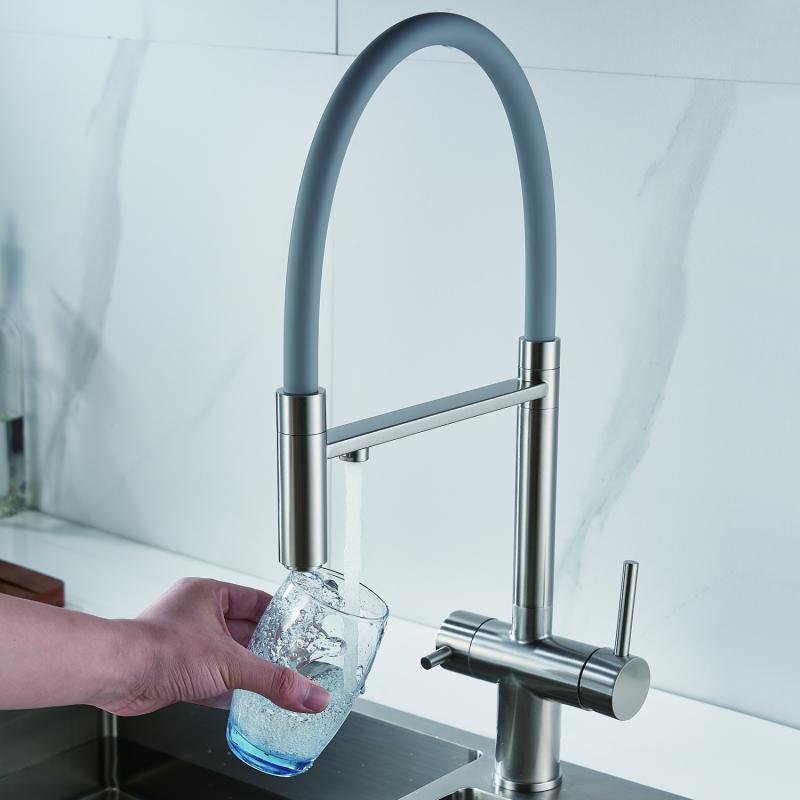 Смеситель для кухни с гибким изливом Shevanik S178 S178L Смеситель для кухни с гибким изливом Shevanik S178 S178L