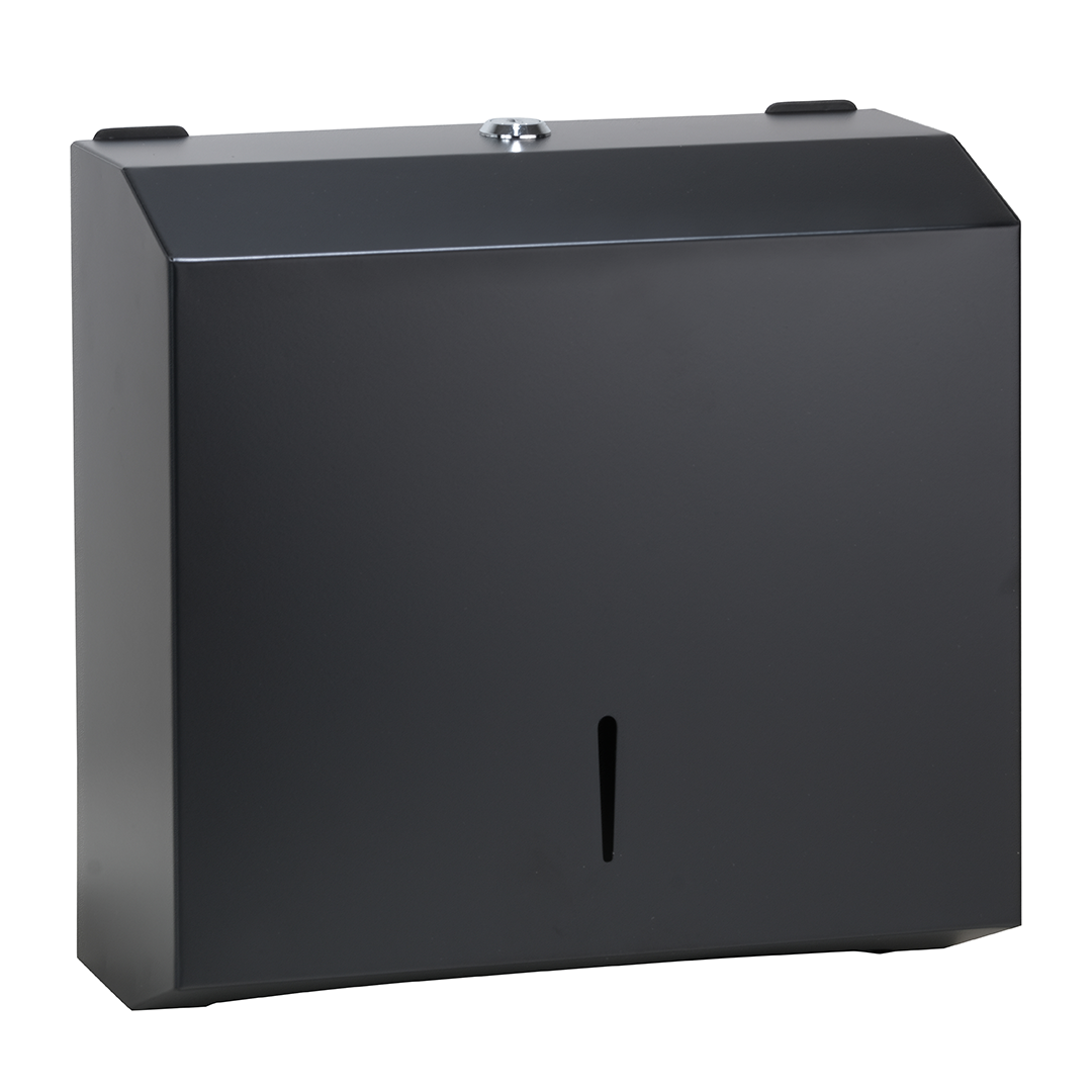 Диспенсер для бумажных полотенец, 265 мм, черная Диспенсер для бумажных полотенец, 265 мм, черная