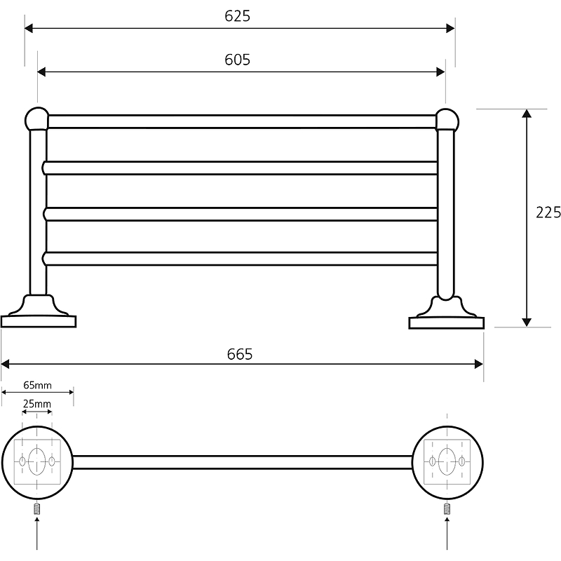 Полка для полотенец Bemeta Retro Gold and Сhrom 144202188 Золото Хром Полка для полотенец Bemeta Retro Gold and Сhrom 144202188 Золото Хром