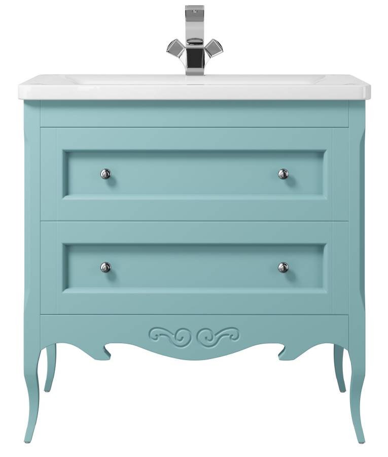 Тумба под раковину Creto Viva Blue 85 Тумба под раковину Creto Viva Blue 85