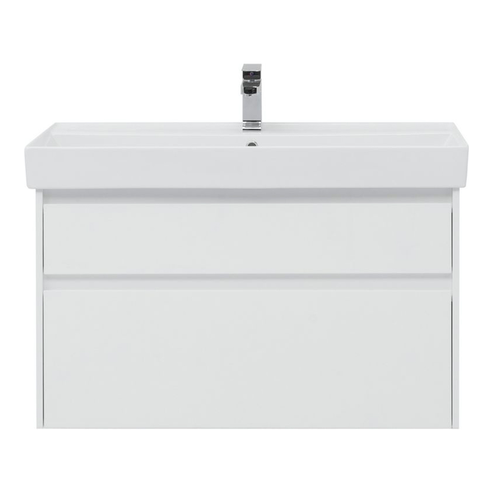 Тумба под раковину Aquanet Nova Lite 100 (SLIM SYNERGY) белый, 2 ящика Тумба под раковину Aquanet Nova Lite 100 (SLIM SYNERGY) белый, 2 ящика