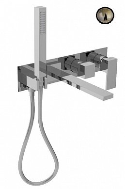 Встраиваемый смеситель для ванны и душа однорычажный Cezares UNIKA-VDM2-02 Встраиваемый смеситель для ванны и душа однорычажный Cezares UNIKA-VDM2-02