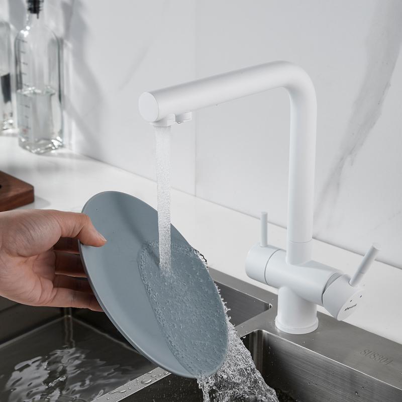 Смеситель для кухни со встроенным фильтром (краном) под питьевую воду Shevanik S468 S468C Смеситель для кухни со встроенным фильтром (краном) под питьевую воду Shevanik S468 S468C