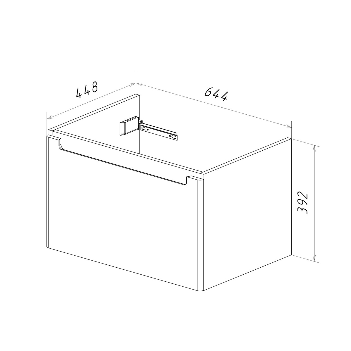 Тумба Lemark BUNO MINI 70см под 1 раковину, подвесная,1 ящик, цвет корпуса, фасада: Белый глянец Тумба Lemark BUNO MINI 70см под 1 раковину, подвесная,1 ящик, цвет корпуса, фасада: Белый глянец