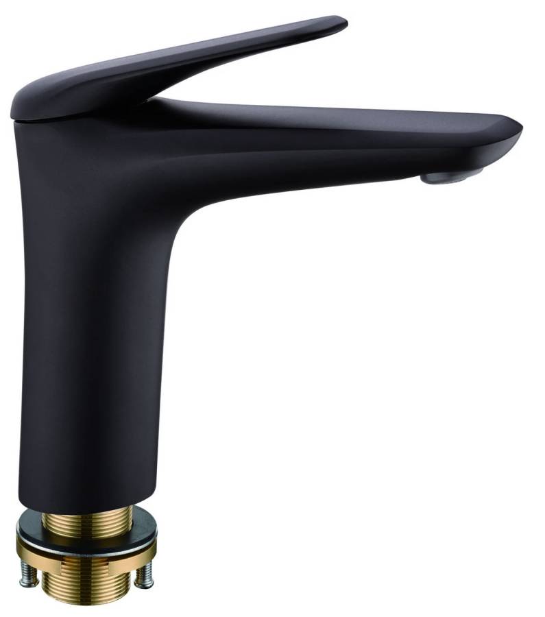 Смеситель для умывальника,черный RUSH Nevis (NE1735-12black) Смеситель для умывальника,черный RUSH Nevis (NE1735-12black)