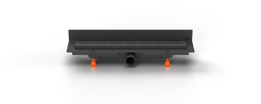 Душевой лоток 35 см Creto Walkway CRE-350 WB-P с решеткой, черный Душевой лоток 35 см Creto Walkway CRE-350 WB-P с решеткой, черный