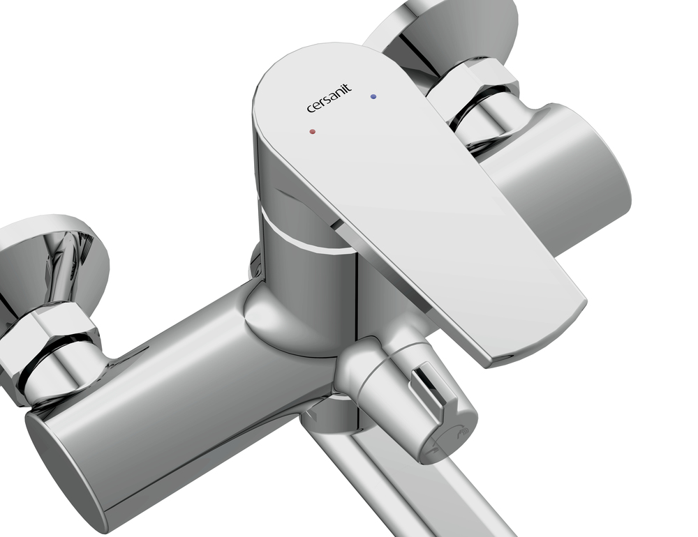 Смеситель для ванны MODUO с длинным изливом Смеситель для ванны MODUO с длинным изливом