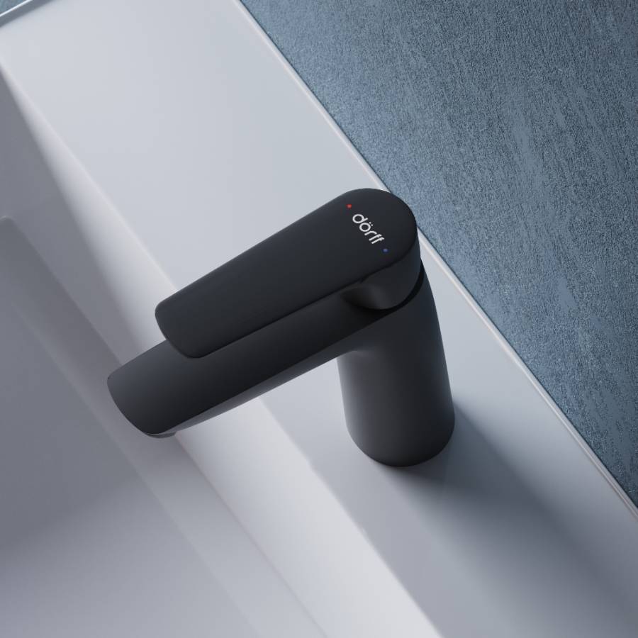 D40102122 Prime Смеситель для умывальника, черный D40102122 Prime Смеситель для умывальника, черный