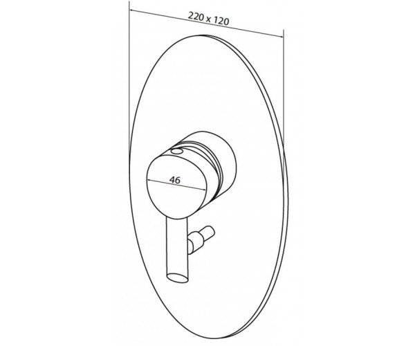Смеситель Am.Pm Awe F1585000 для душа Смеситель Am.Pm Awe F1585000 для душа