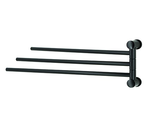 K-1033BLACK Держатель полотенец тройной K-1033BLACK Держатель полотенец тройной