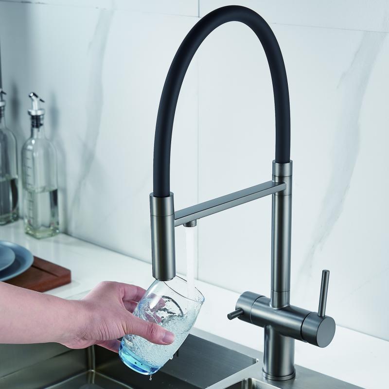 Смеситель для кухни с гибким изливом Shevanik S178 S178T Смеситель для кухни с гибким изливом Shevanik S178 S178T