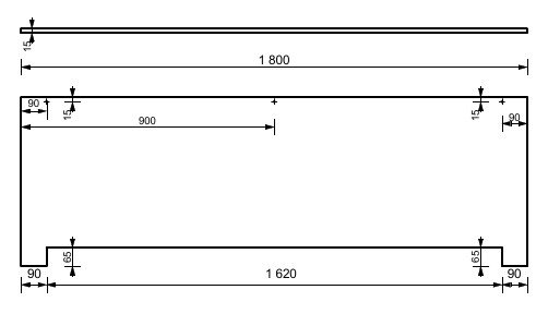 Фронтальная панель для ванны 180 см Creto Nova 23-2111 белая Фронтальная панель для ванны 180 см Creto Nova 23-2111 белая