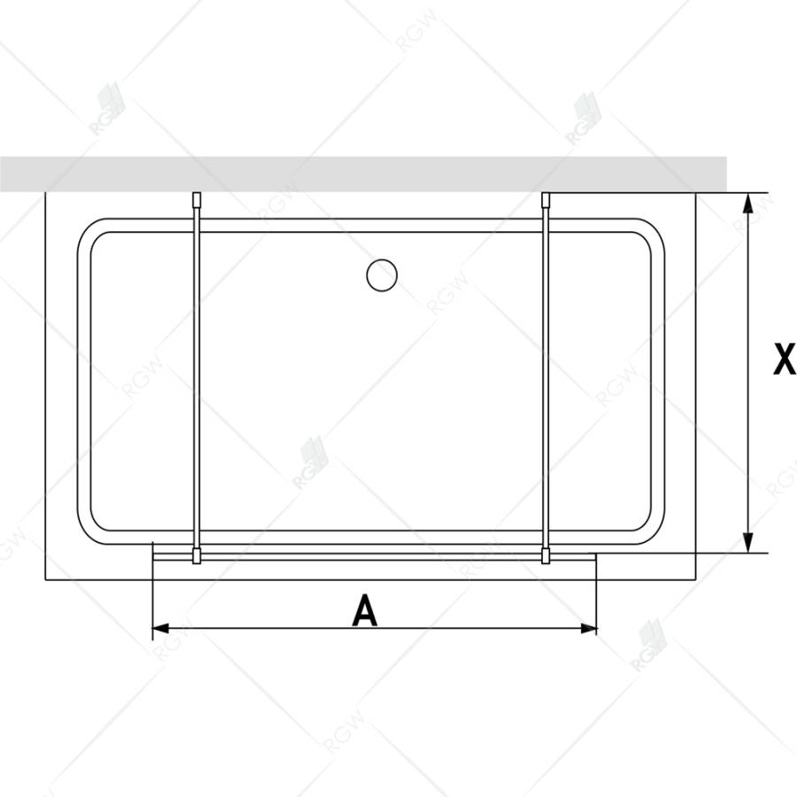 Душевая перегородка RGW Walk In WA-016-1 351016110-11 Душевая перегородка RGW Walk In WA-016-1 351016110-11