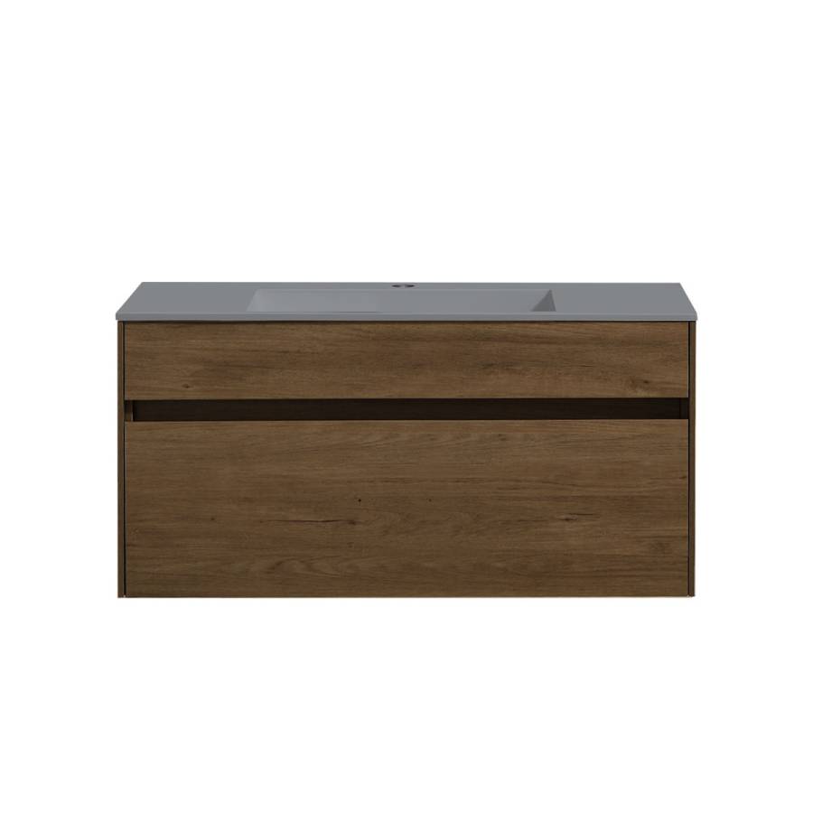 База под раковину Chiara 1000 подвесная, 1 выкатной ящик soft-close, T.Oak База под раковину Chiara 1000 подвесная, 1 выкатной ящик soft-close, T.Oak