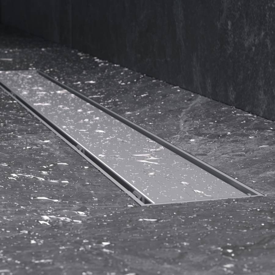 W02SC-U11-070-04SB PrimeFlow Трап для душа линейный универс затвор Tile 70см цвет сталь мат W02SC-U11-070-04SB PrimeFlow Трап для душа линейный универс затвор Tile 70см цвет сталь мат