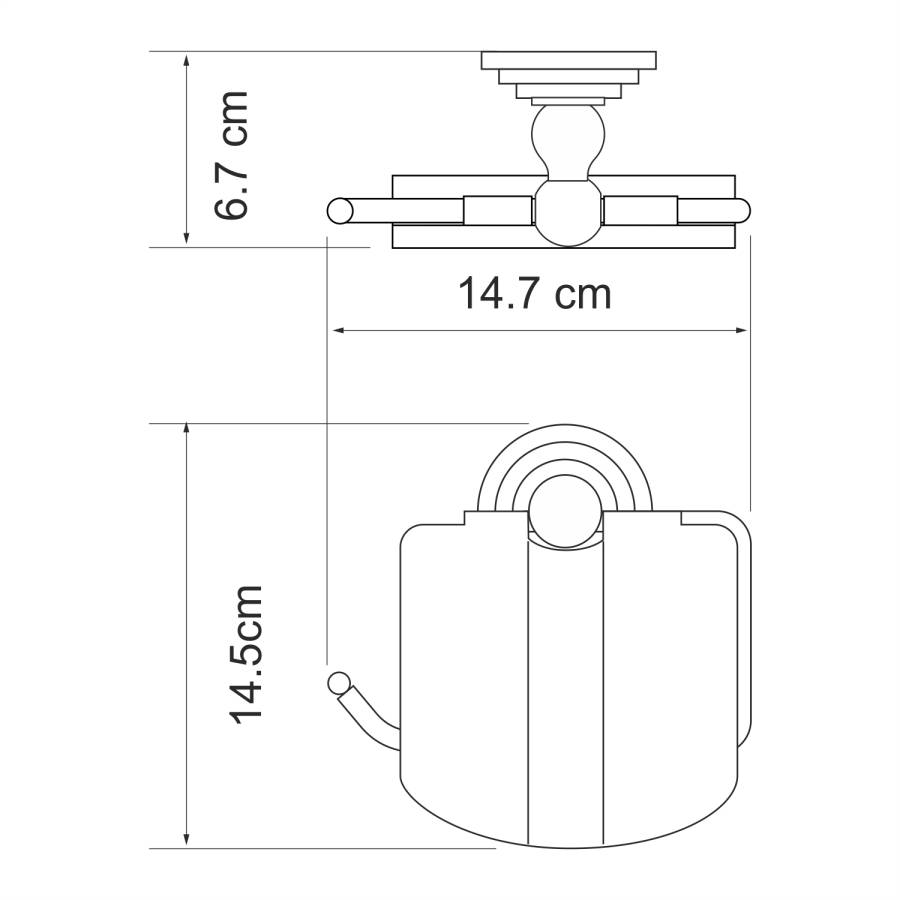 Ammer K-7025 Держатель туалетной бумаги Ammer K-7025 Держатель туалетной бумаги