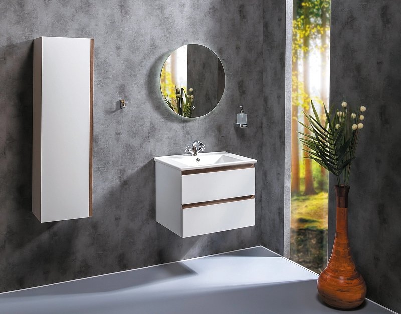 Тумба CAPOLDA 65 белая + ручка дерево 849-065-WW Boheme Тумба CAPOLDA 65 белая + ручка дерево 849-065-WW Boheme