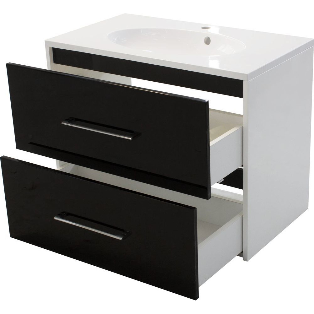 Тумба подвесная под умывальник Vegas 800х450 2 ящика (ШхГхВ) 798х446х607 Тумба подвесная под умывальник Vegas 800х450 2 ящика (ШхГхВ) 798х446х607