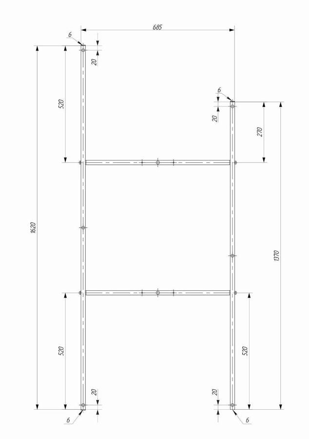 Рама разборная "ALISA" 170*75 Рама разборная "ALISA" 170*75
