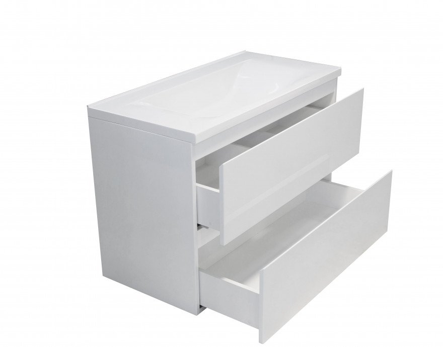 Тумба подвесная под умывальник Bali 1000х450 2 ящика (ШхГхВ) 998х446х607 Тумба подвесная под умывальник Bali 1000х450 2 ящика (ШхГхВ) 998х446х607