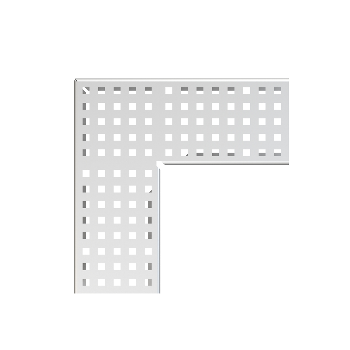 Решетка для дренажного углового желоба 100 мм, нержавеющая сталь Решетка для дренажного углового желоба 100 мм, нержавеющая сталь