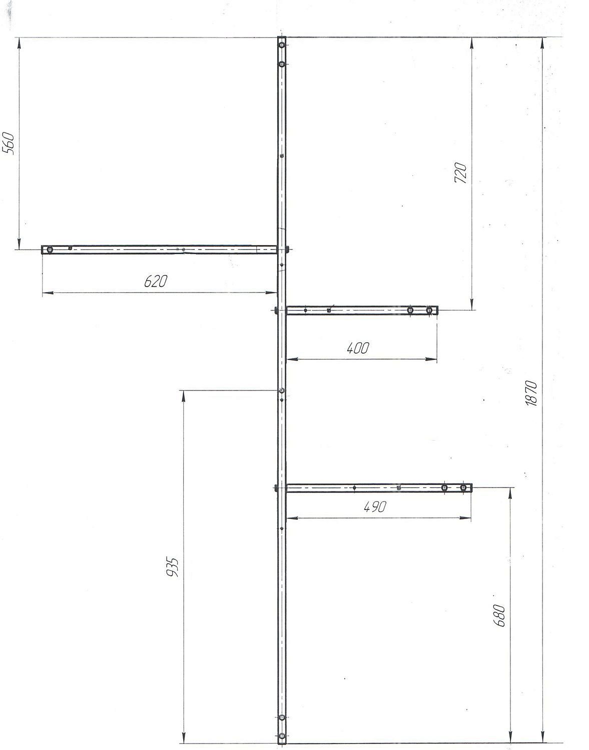 Рама разборная FINA 170x105 Рама разборная FINA 170x105